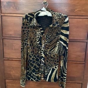 Women’s Animal Print Blouse